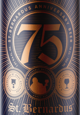 St Bernardus 75 jaar bier logo
